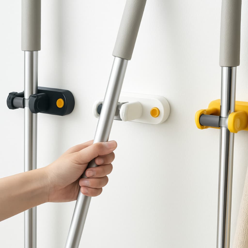 Suporte Para Vassouras Rodos Pazinhas Compacto