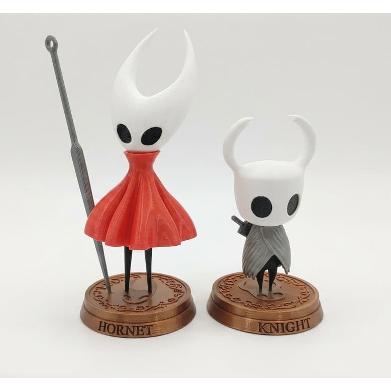Hollow Knight Silksong Knight e Hornet estatua boneco action figure