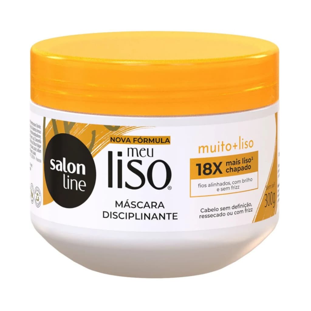 Máscara de Hidratação Meu Liso #Muito+Liso Amido de Milho 300g - Salon Line