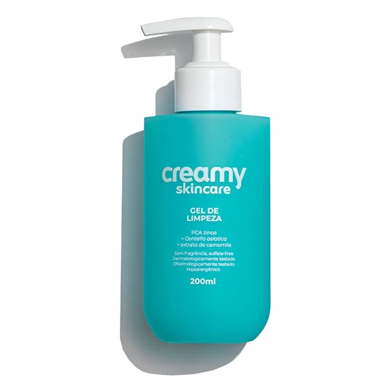 Gel De Limpeza Creamy Skincare Antioleosidade 200ml Limpeza Refrescante