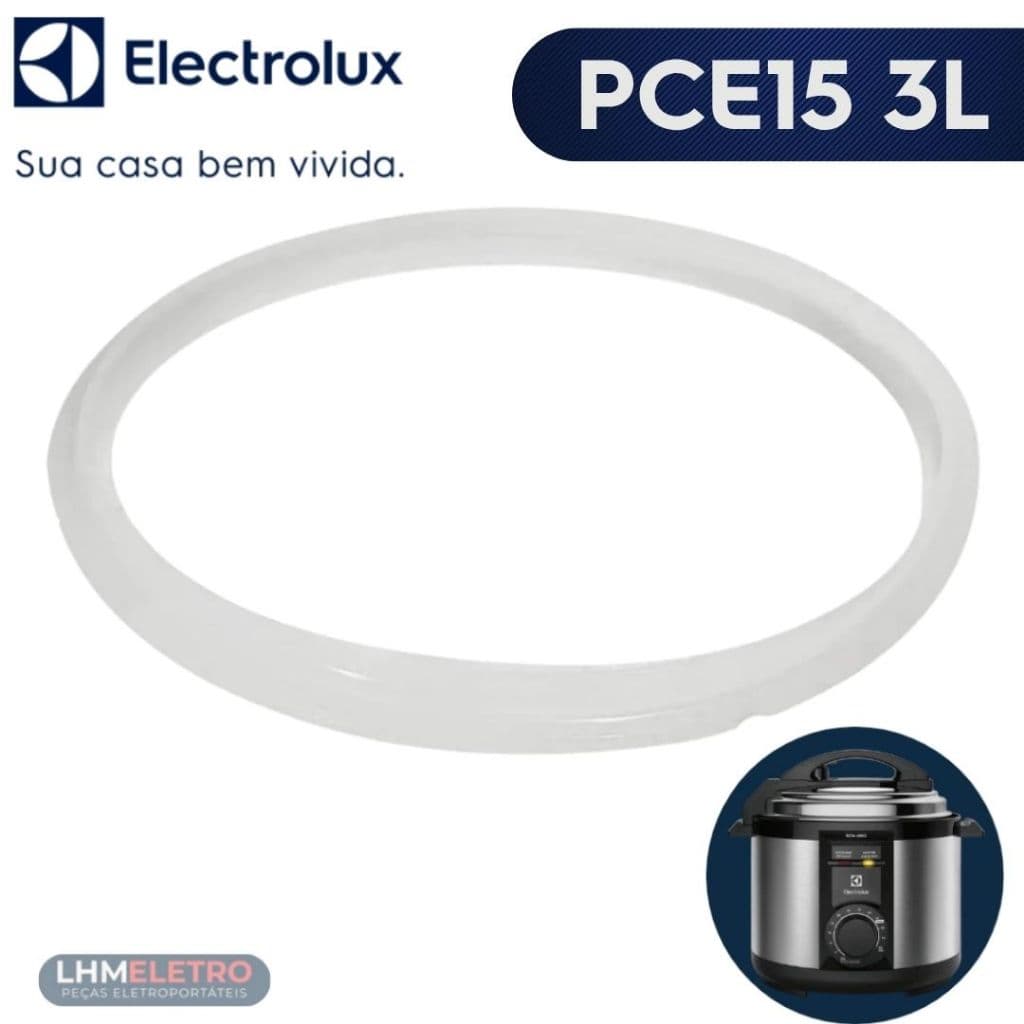 Anel Vedação da Tampa Panela de Pressão Elétrica PCE15 Electrolux 3 Litros