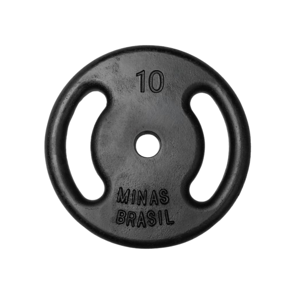 Anilha 10kg Pintada Ferro Fundido Profissional Peso Academia Casa Musculação Fitness
