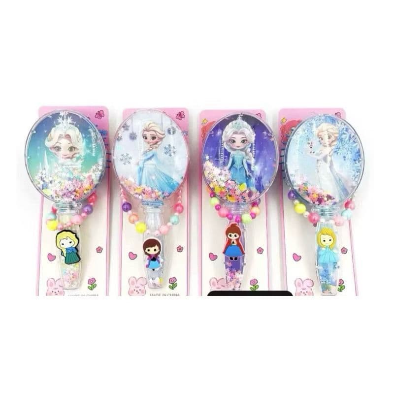 Escova Ou Kit Acessórios Infantil Completo – Presilhas, Rabicó, Mini Piranhas, Elásticos e Escova Princesa 🎀✨