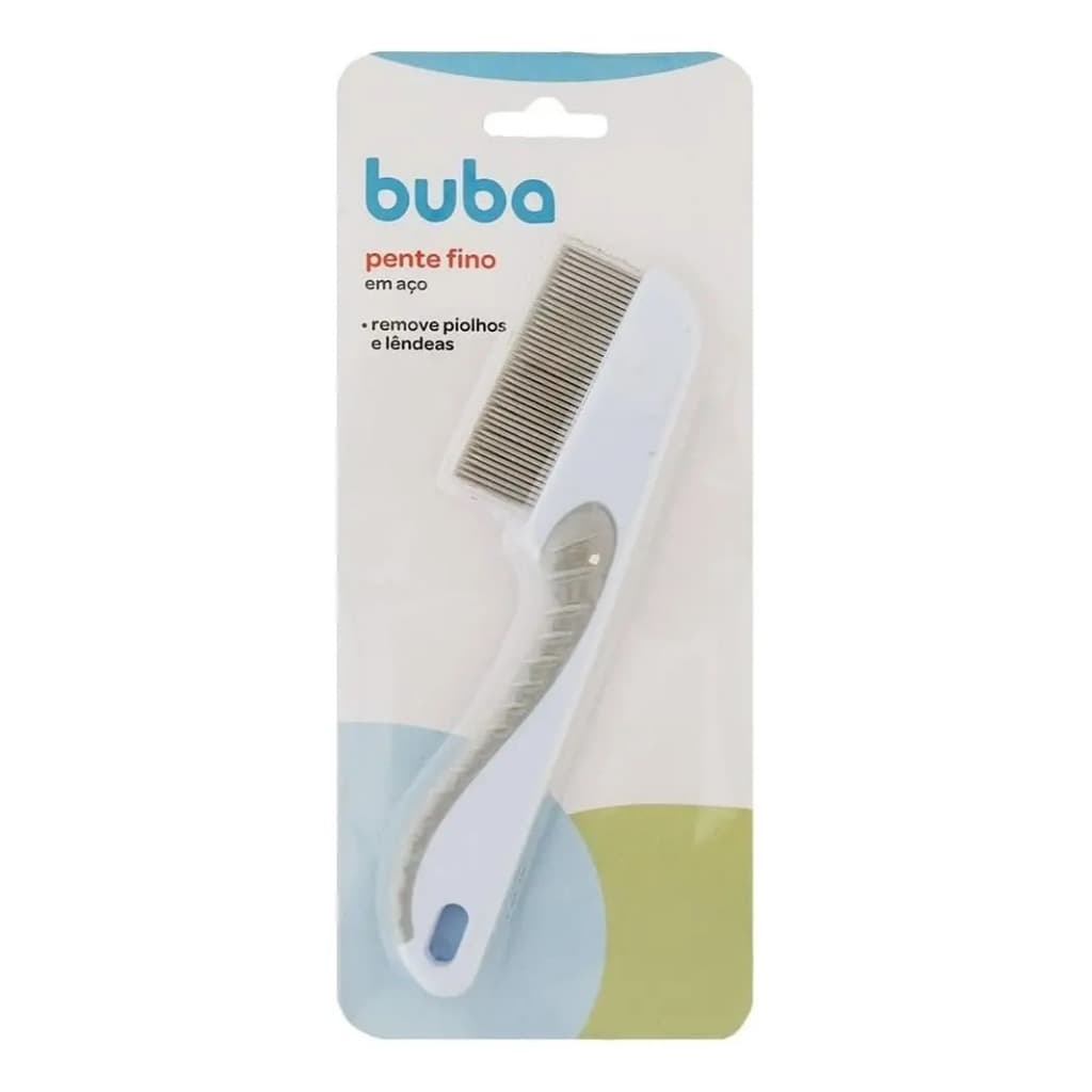 Pente Fino Em Aço Extrator Para Piolhos Lêndeas - Buba