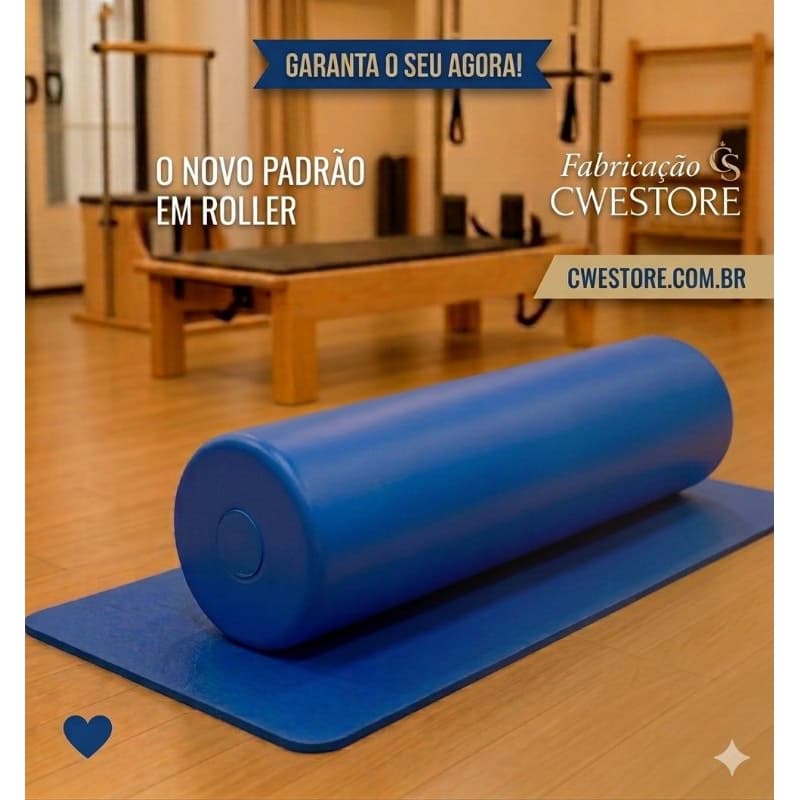 Rolo posicionador ortopédico 17cm x 60cm fisioterapia exercício massagem + capa removível