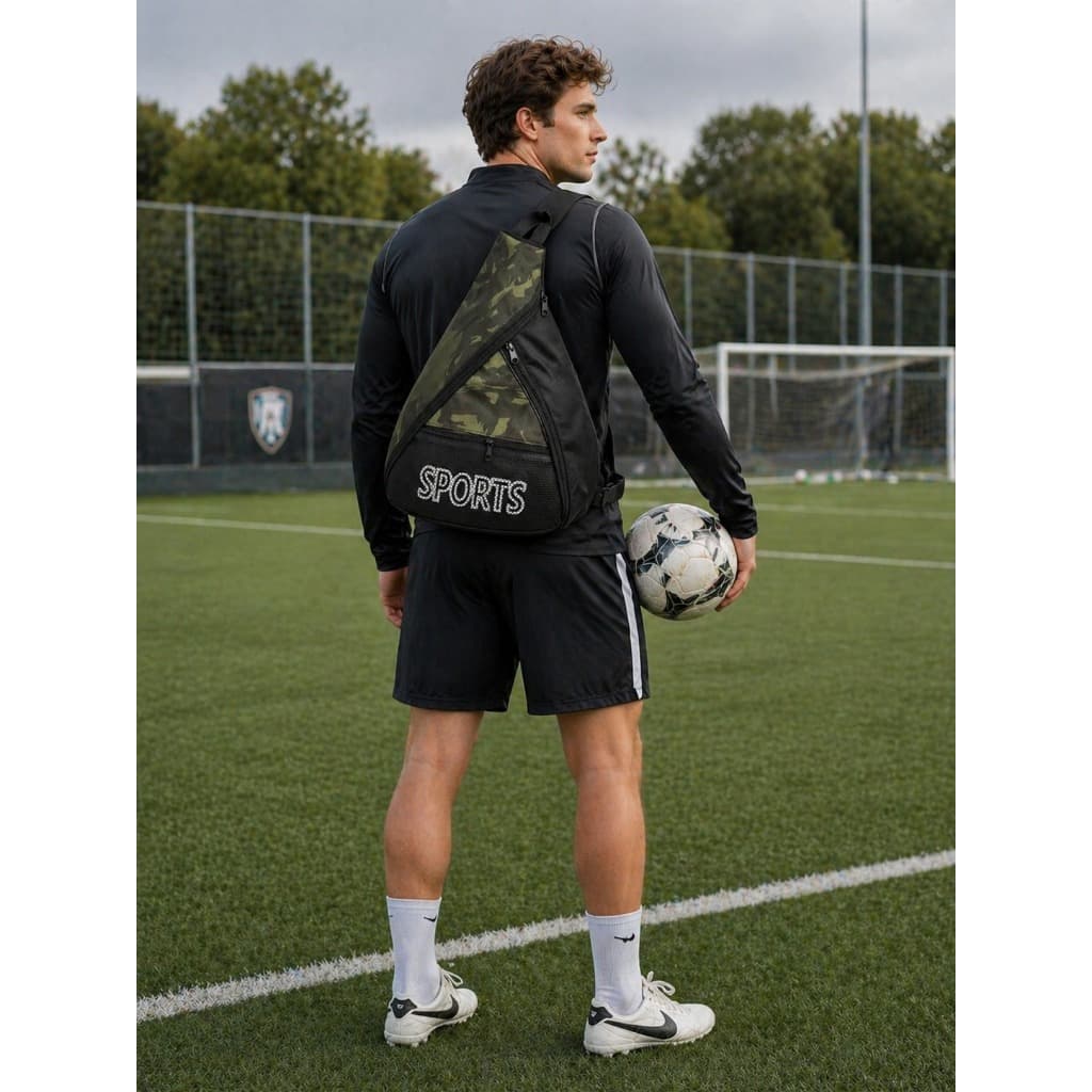 bolsa mochila transversal masculina sportiva academia grande JA593