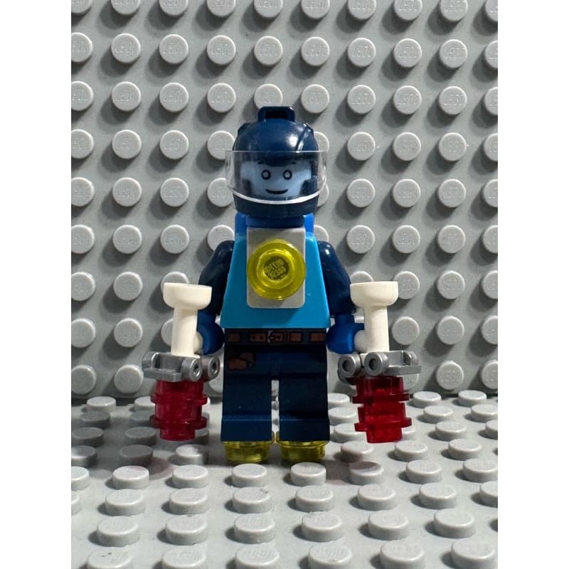 Lego Minifigura MOC Guerreiro Espacial Azul 18 peças novas Lego original
