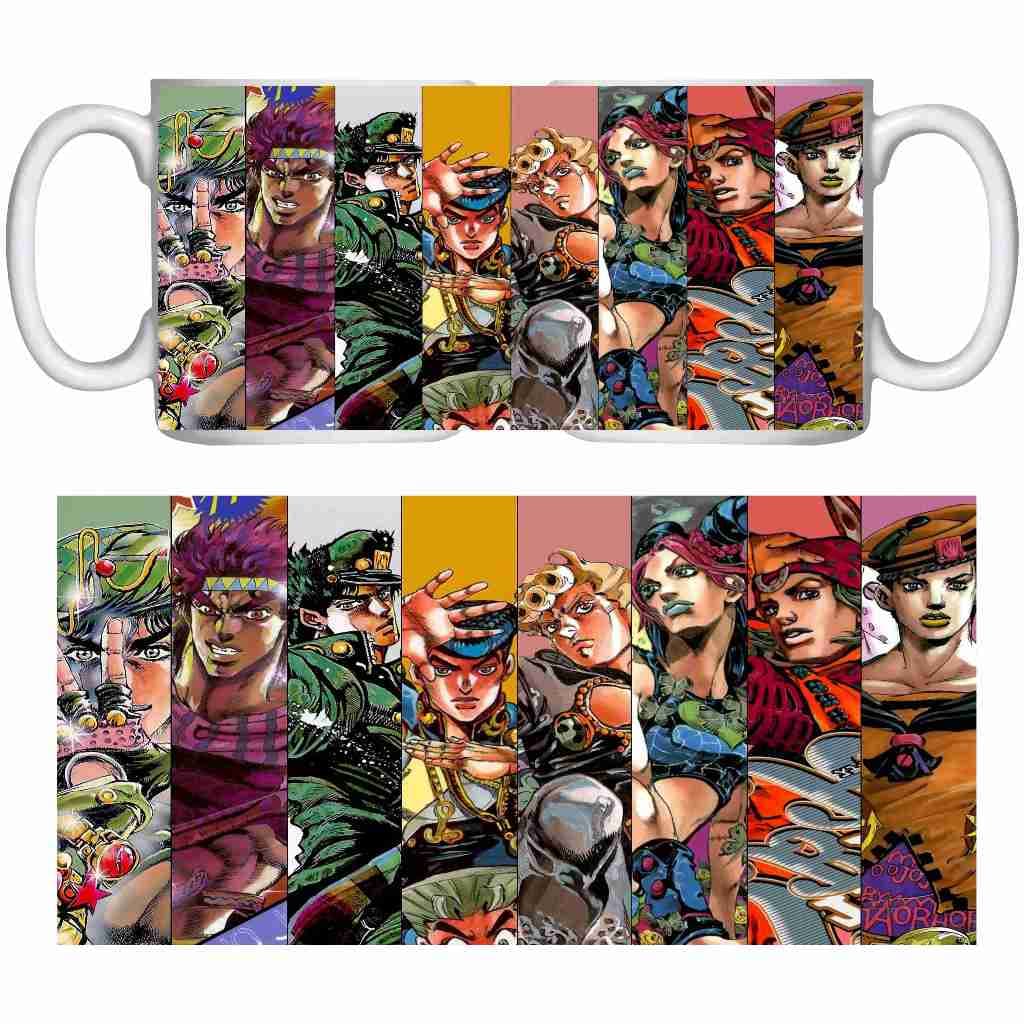 Caneca Jojo de Porcelana Anime Atacado