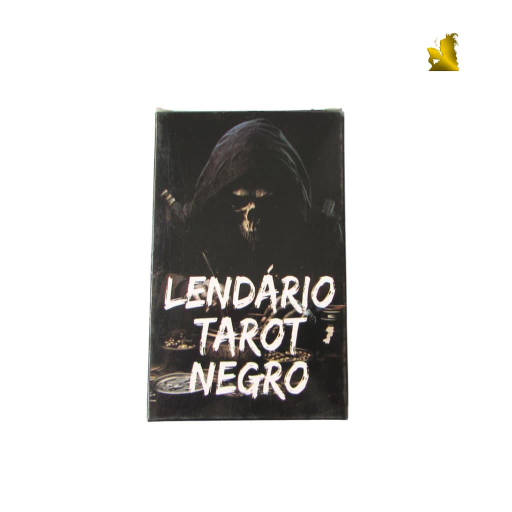 Tarô Tarot Baralho Lendário Tarot Negro 22 Cartas