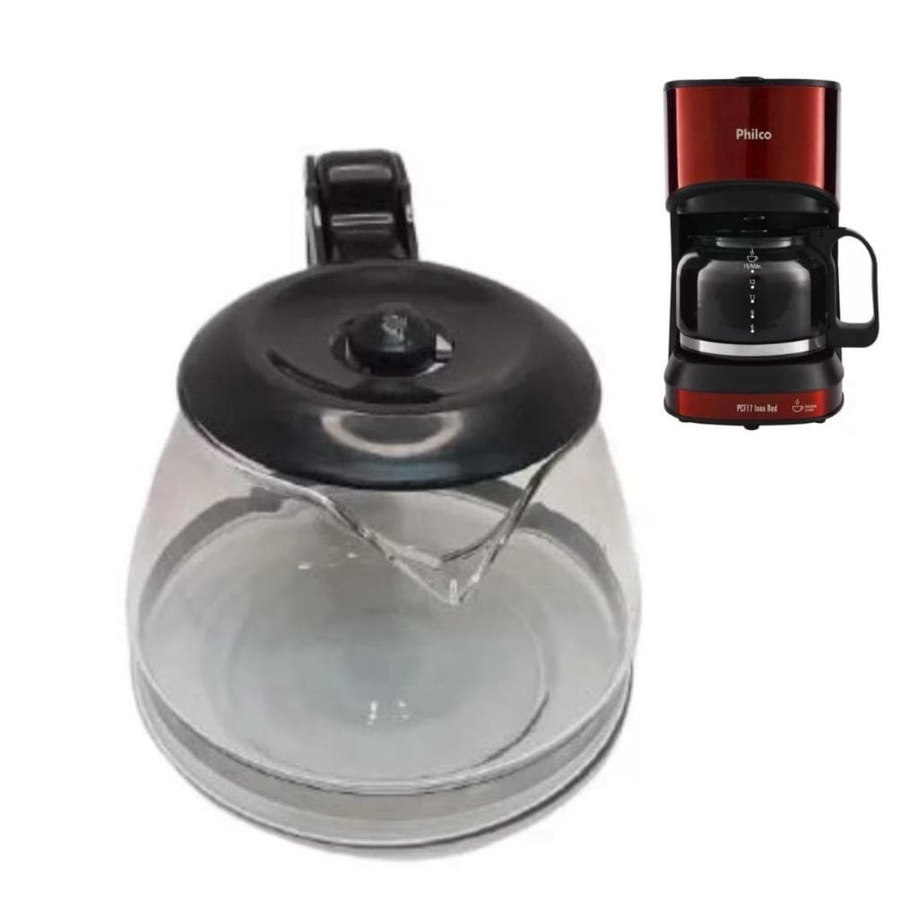 Copo Jarra Compatível com a Cafeteira Philco PCF17 Inox Red