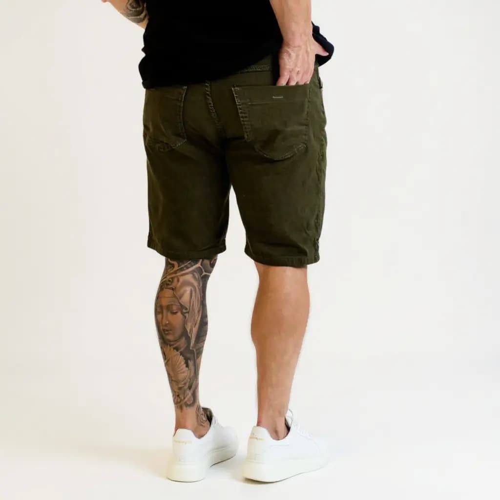 Bermuda Sarja Masculino Brim Short Esport Fino