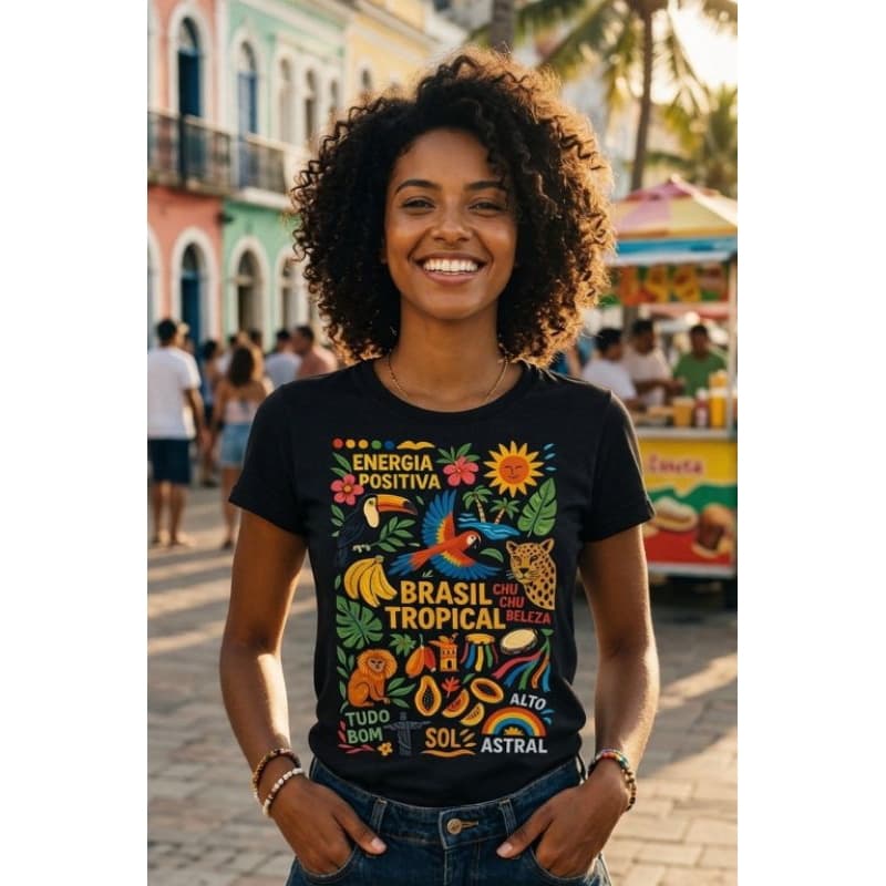 Camiseta estampada envio imediato Brasil primavera dia das mães