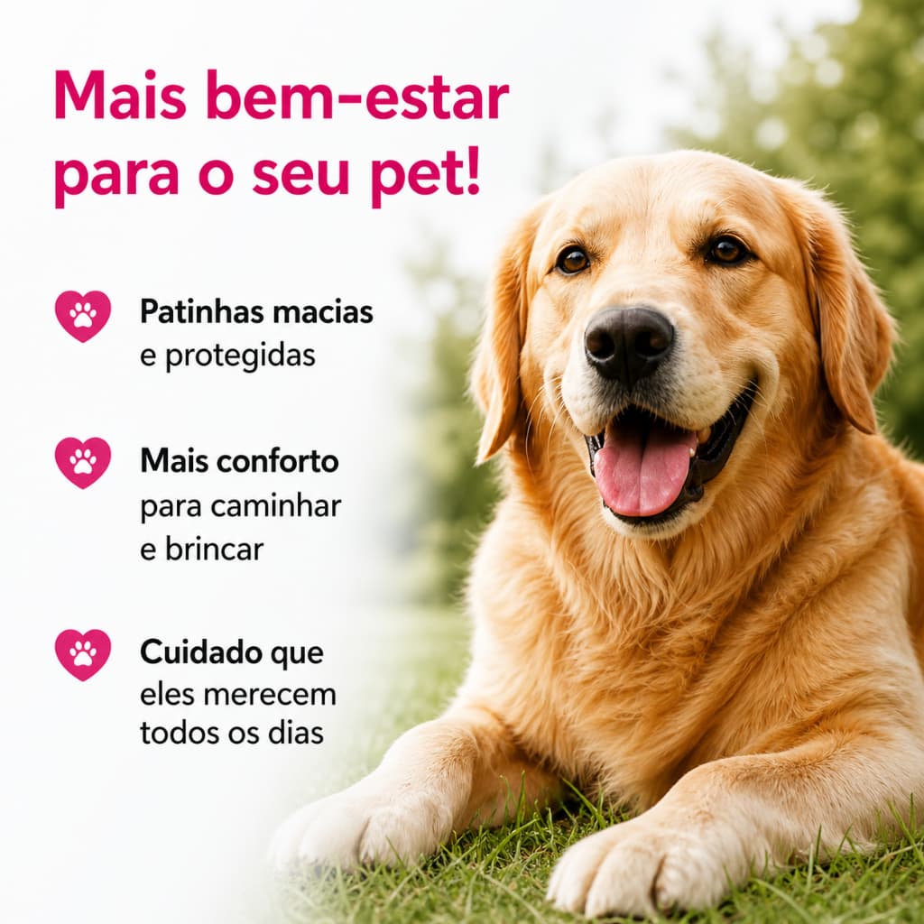 Bálsamo para Patinhas 🐶 Hidratação e Proteção Natural VetFleur