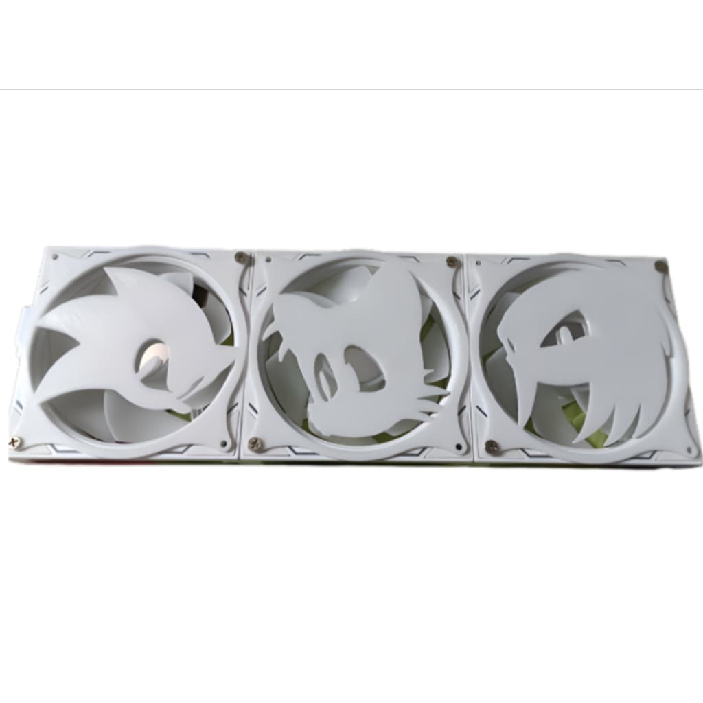capa fan pc Sonic, fan grill, the Hedgehog, setup gamer, ventoinha, acessório gabinete gamer, cooler