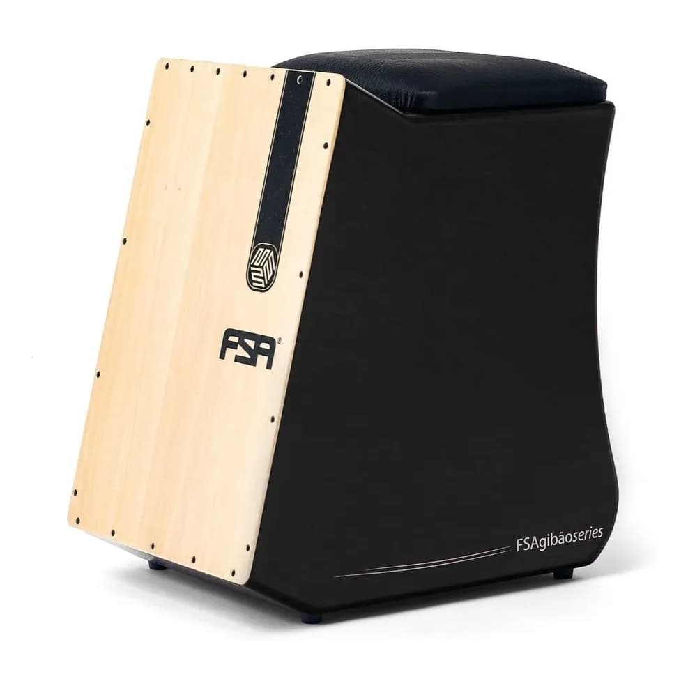 Cajon Fsa Gibão FGB6501 preto, FGB6504 Tabaco, FGB6502 Vinho