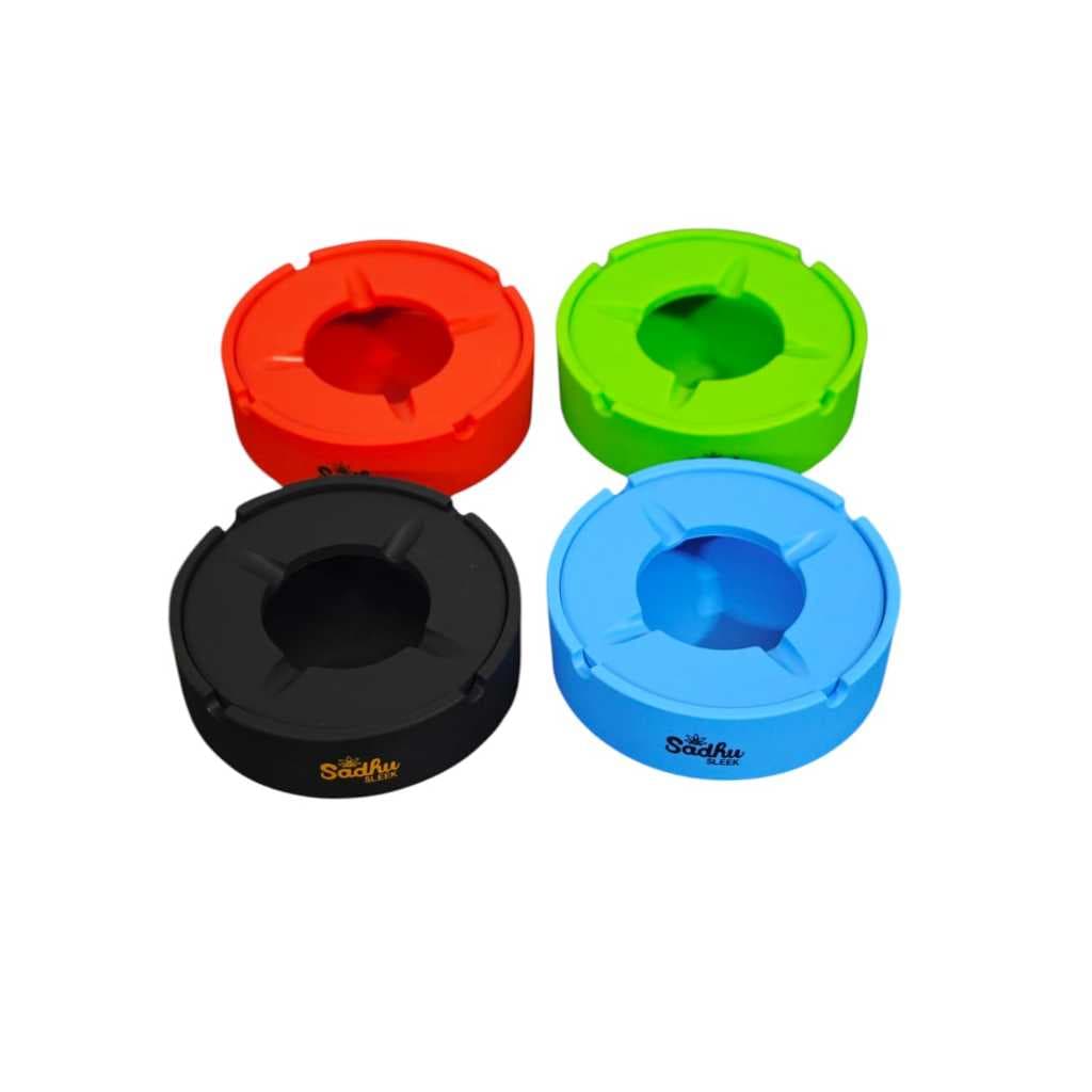 Cinzeiro Silicone Sadhu Grande com Tampa