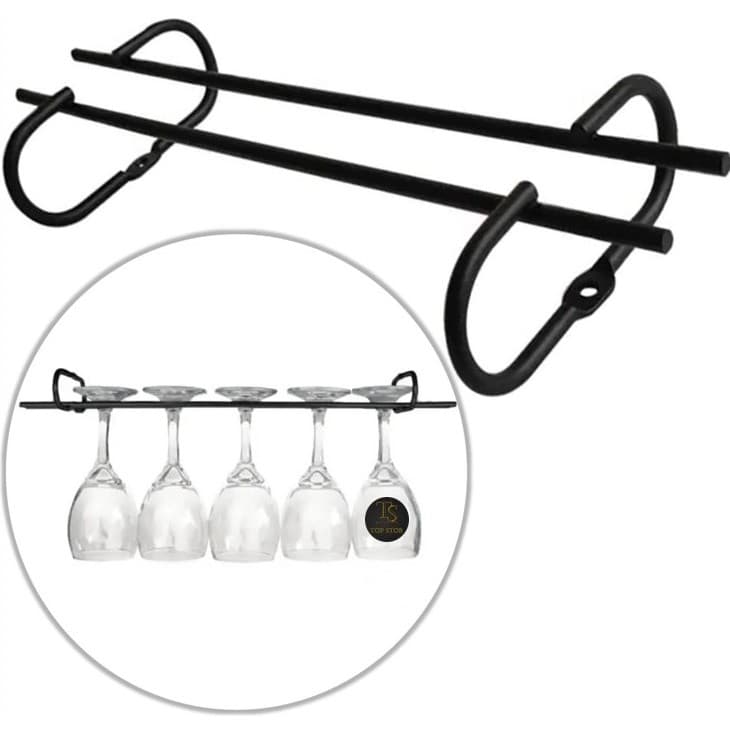 Suporte Porta Taças Cromado Adega Bar Vinho 42cm