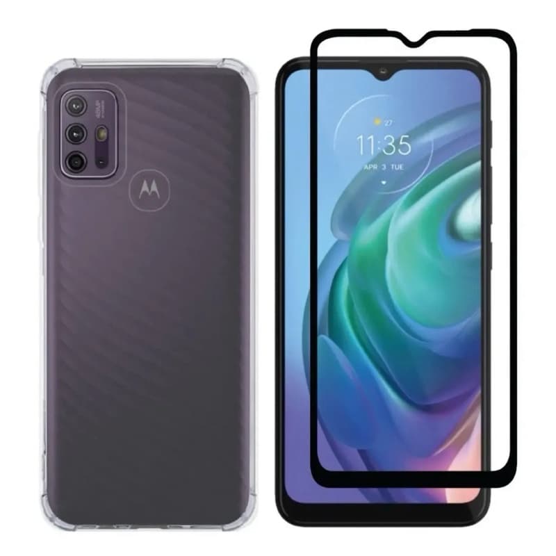 Capa Anti Impacto Para Moto G10 / G20 / G30 + Película