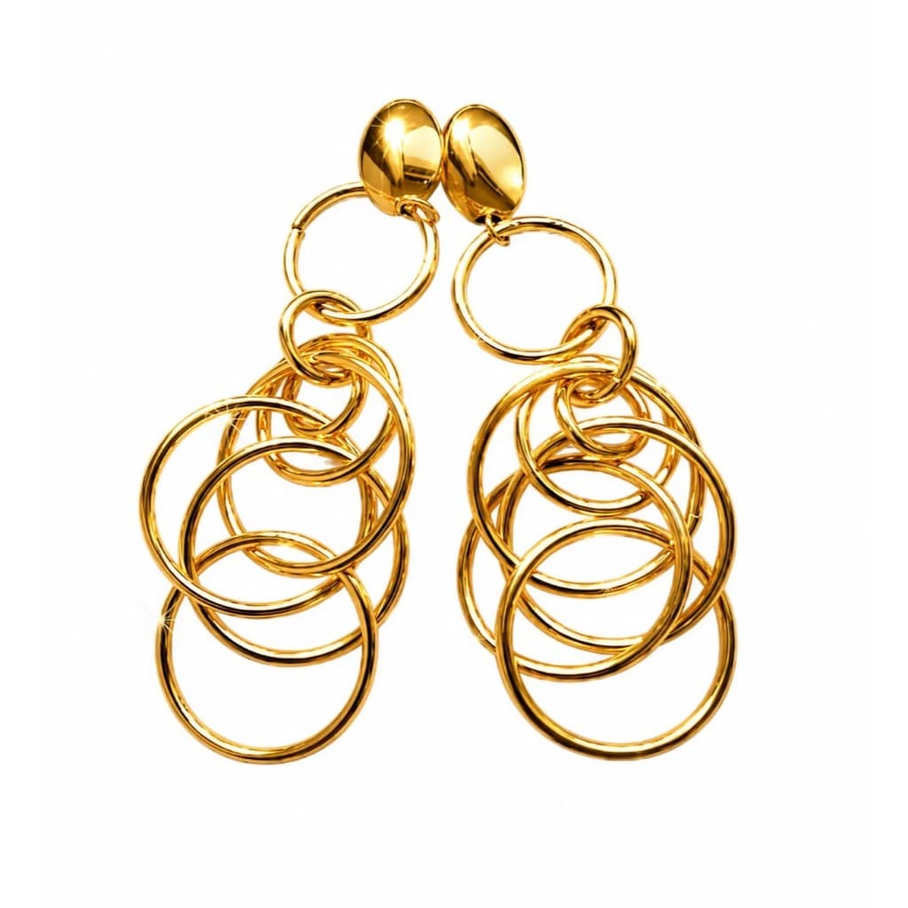 Kit Semi Joias Femininas Luxo Banhado a Ouro ✨ Não Escurece + Pulseira e Brincos