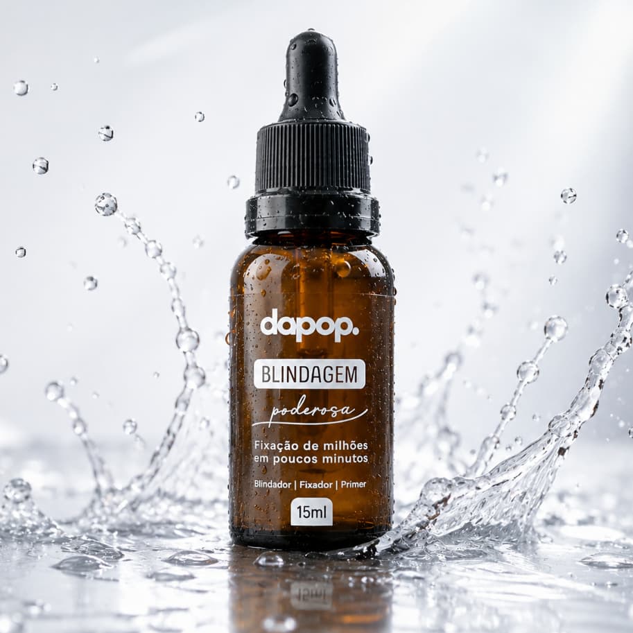 Blindagem Dapop Poderosa Fixador de Maquiagem 15ml À Prova D’Água Longa Duração Anti Oleosidade