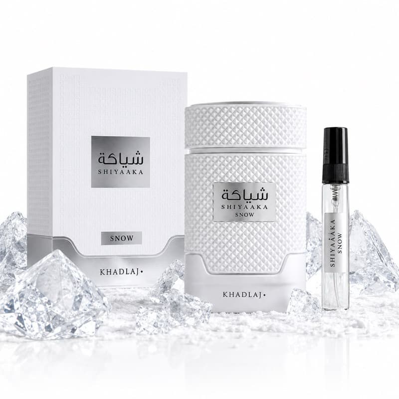 Perfume Nicho Árabe Shiyaaka Khadlaj Snow Eau de Parfum