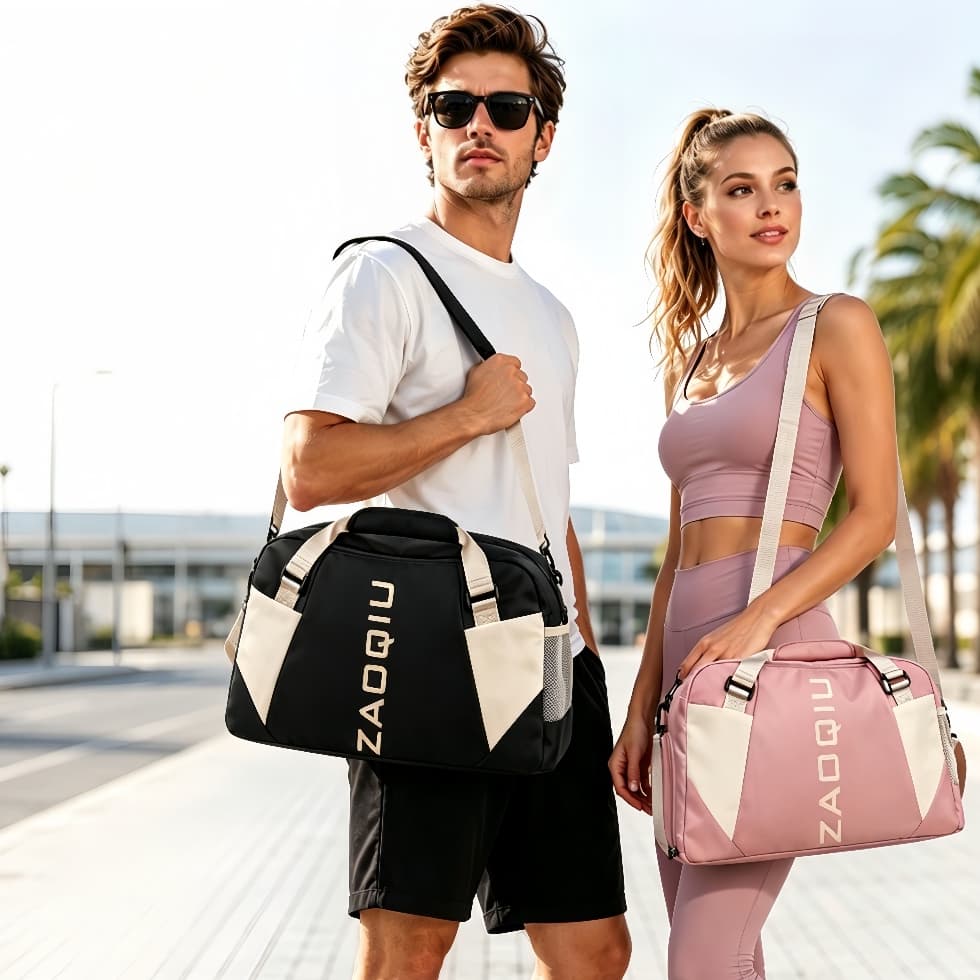 Viajar Saco Das Senhoras Bolsa Grande Pacote De Esportes De Bagagem Multifuncional  Ombro Sacos De Ginástica yoga