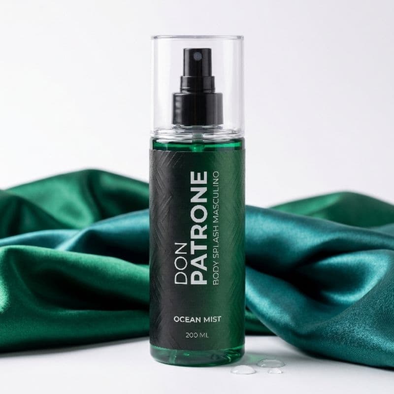 Body Splash Masculino Don Patrone Ocean Mist 200ml – Inspirado no Acqua, Fresco, Leve e Marcante