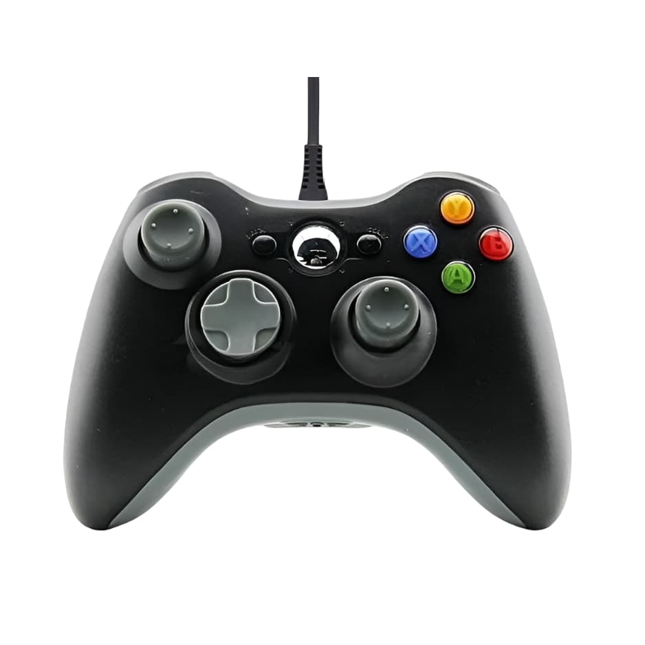 Controle Com Fio Para Xbox 360 Slim / Fat E Pc Joystick Video Game PC Gamer Notebook