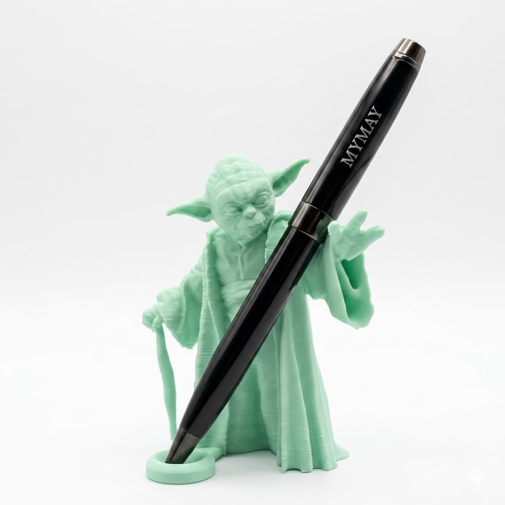 Porta Caneta Yoda / Geek Decorativo Mesa Gamer Organizador Office Presente Criativo