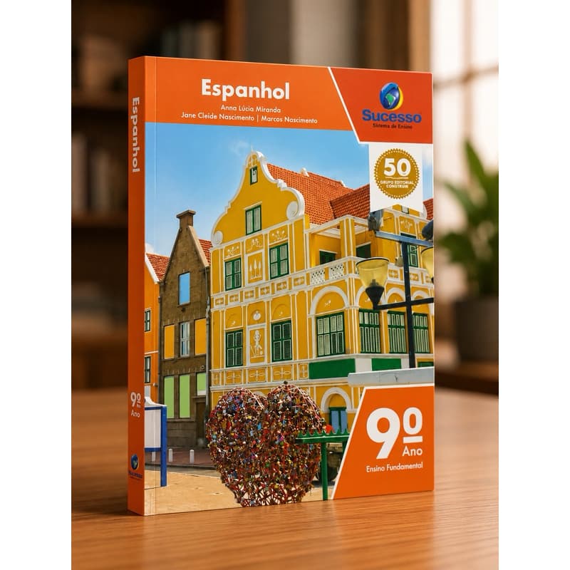 Livro Espanhol 9º Ano Ensino Fundamental | Sistema Sucesso | Excelente Estado