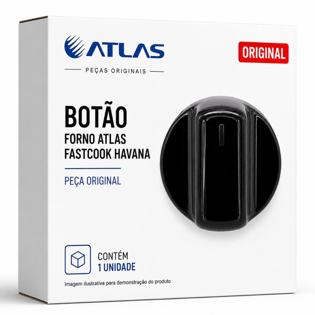 Botão Forno Atlas Fastcook Havana Original 1 Unidade