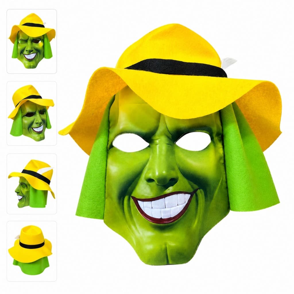 O Mascara capacete Feltro da carreta furacao Fantasia Cosplay chaves fofão Máscaraleve