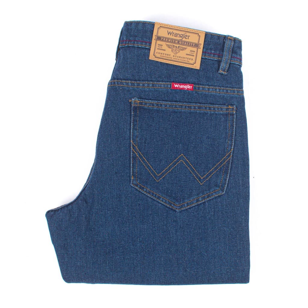 Calça Masculina Wrangler Reta 100% Algodão Importada Original