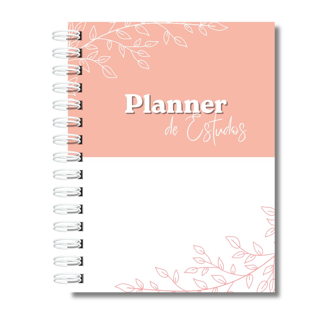 Planner de Estudos Feminino Agenda da Estudante para Mulheres Para 6 meses Planejamento e Organização de Estudos