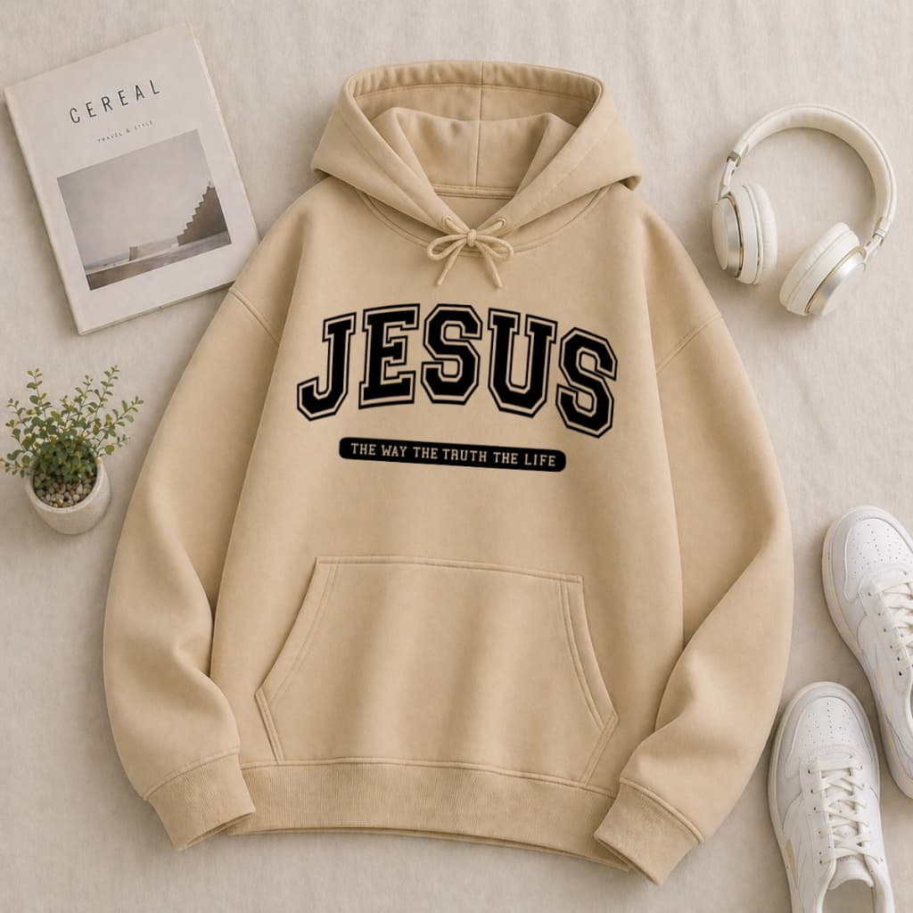 Blusa De Frio Moletom Casaco Blusão Estiloso Cristã Quentinho Jesus Feminina Masculina Algodão
