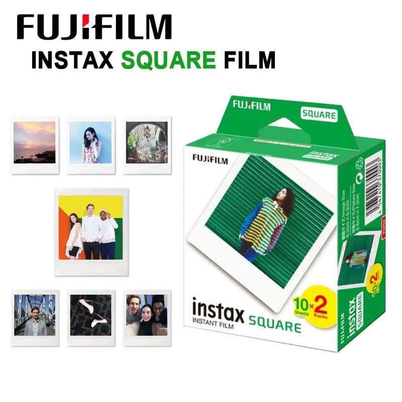 Filme Fujifilm instax SQUARE Branco ISO 800 (20 Fotos) – Moldura Branca)