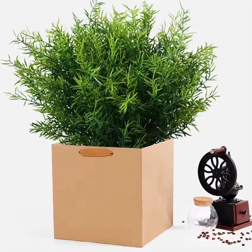 Buquê de Alecrim Artificial Matinho Plantas Folhas Folhagem Decoração Jardim Vertical - DZ801621