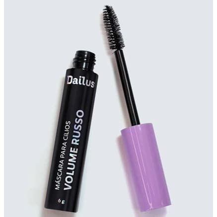 Máscara para Cílios Dailus Volume Russo | Efeito Cílios Postiços, Volume Extremo e Longa Duração