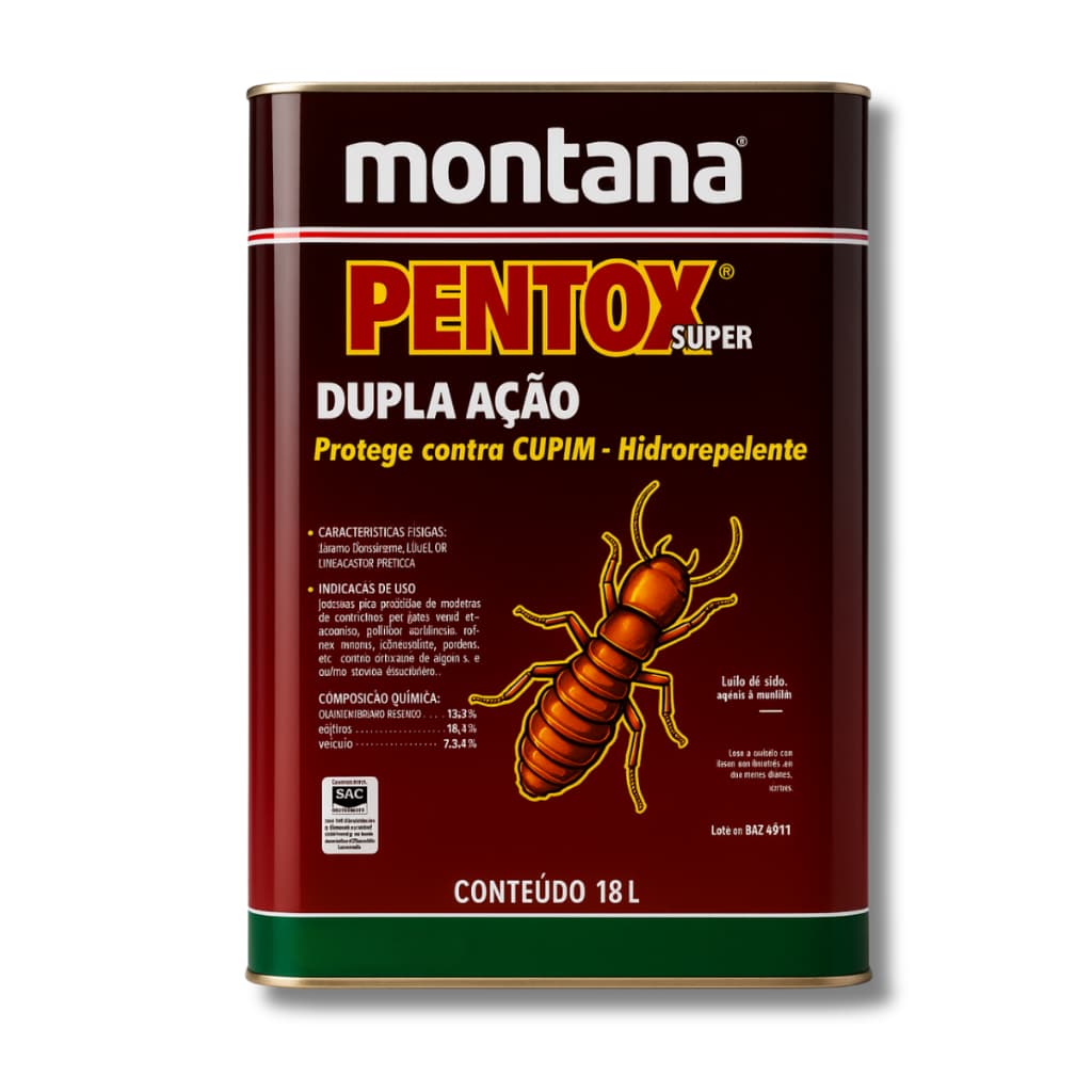 Cupinincida Pentox Super 18L Incolor Montana