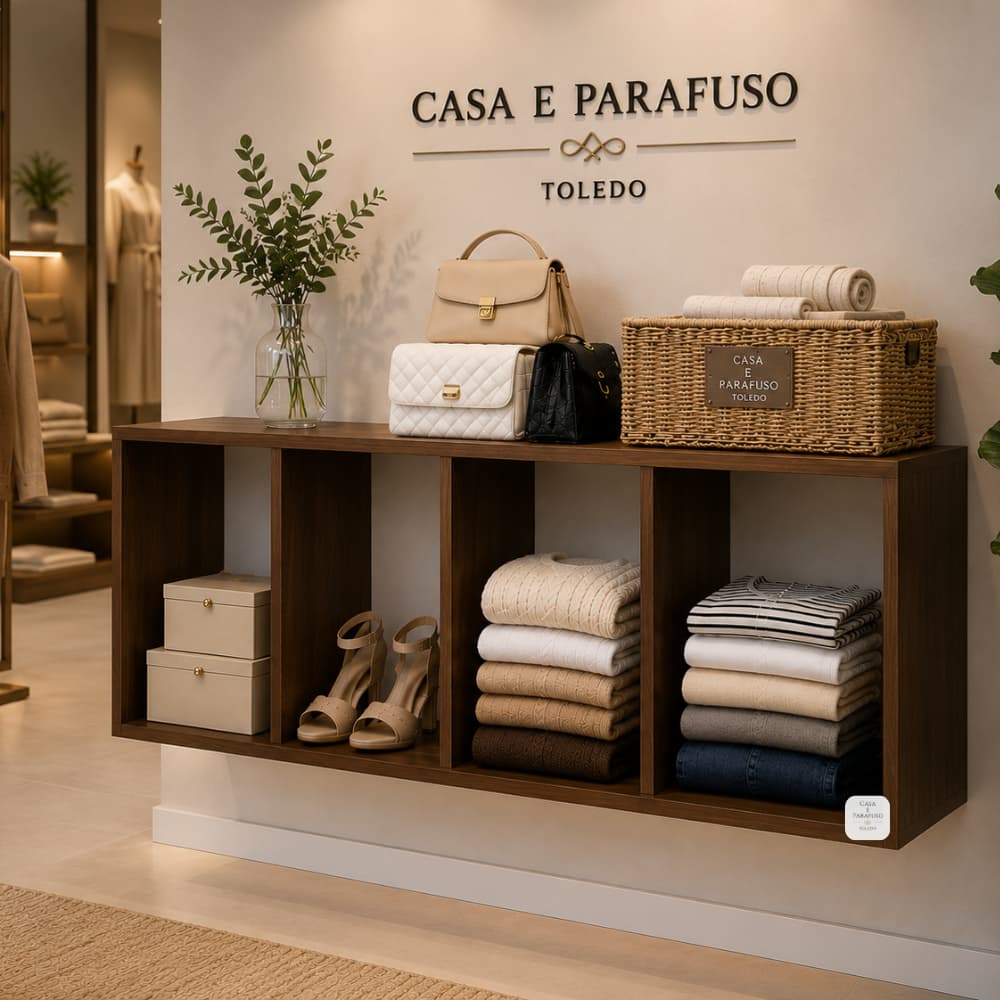 Closet Nicho de Parede grande e Espaçoso 70