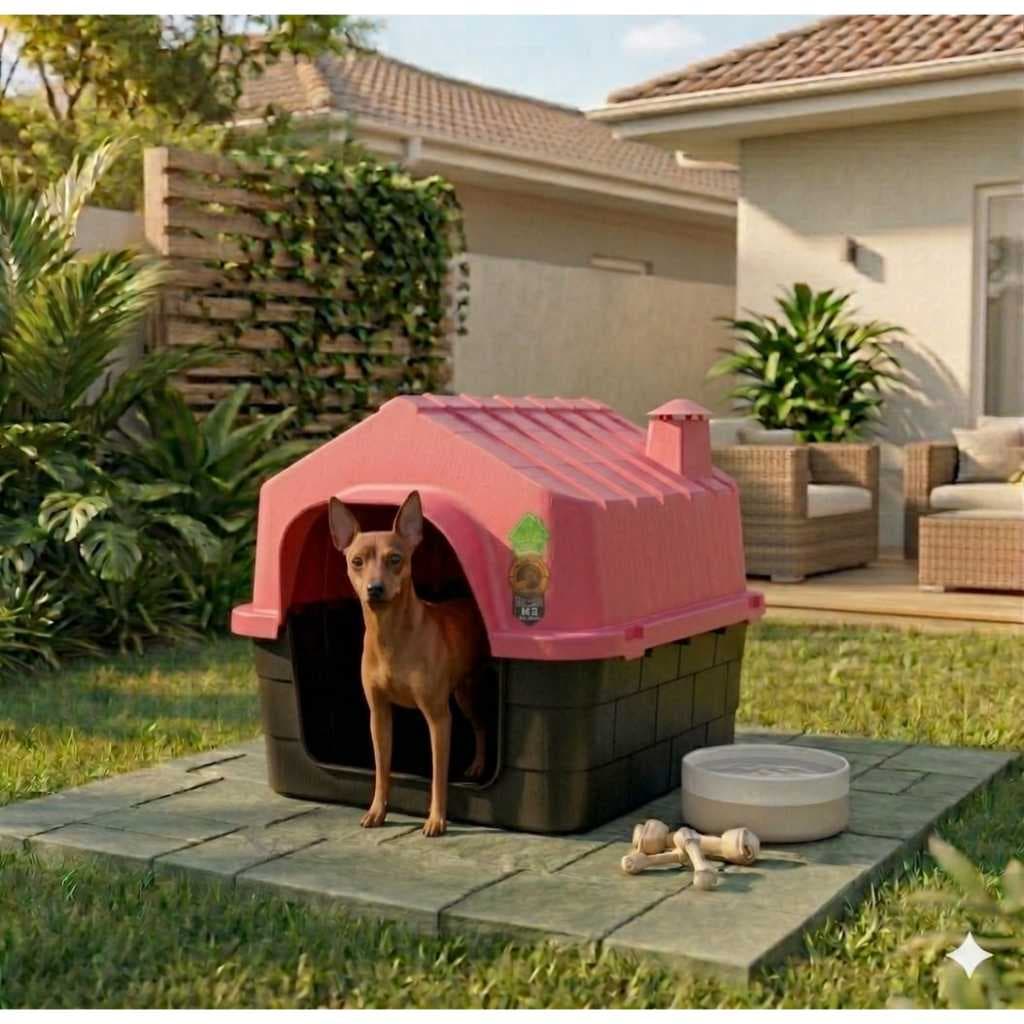 Casinha de Cachorro Casa de Cachorro Pet Cães e Gatos DuraPets Porte Pequeno N 01