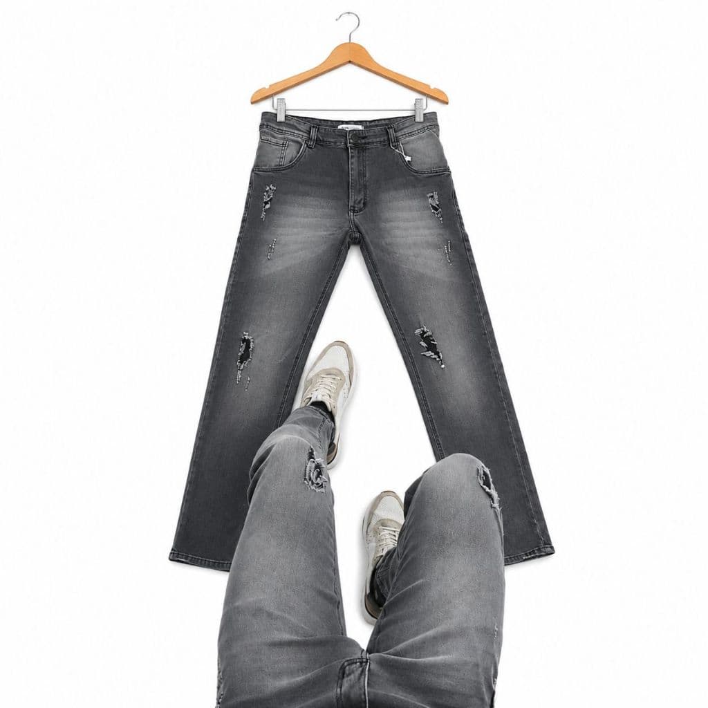Calça Jeans Jogador Masculina Estonada Destroyed Slim Skinny Confortável Moderna do 38 ao 46 | Envio Imediato | PROMOÇÃO