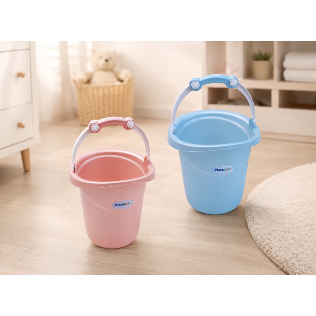 Balde Plastibaby Infantil 11 Litros – Ideal para Banho, Lavagem e Cuidados do Bebê