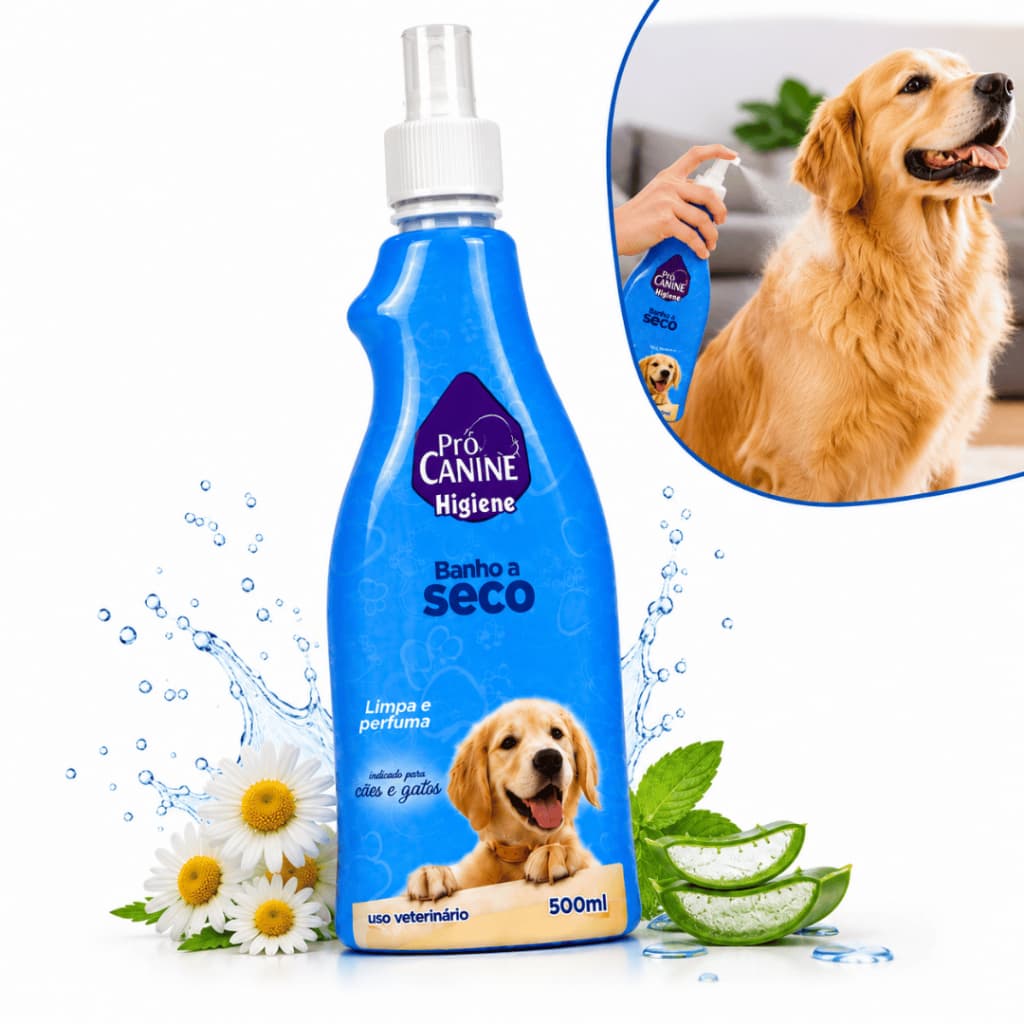 Banho a Seco para Cachorro PróCanine 500ml