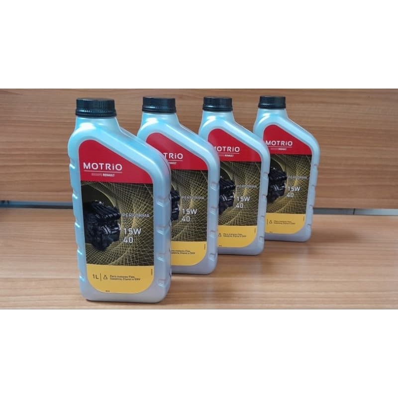 kit troca de óleo 15w40 motrio 4 litros