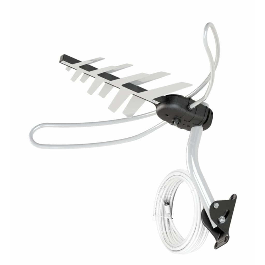 Antena de TV Digital Externa com suporte e Cabo 15M DTV-3000 Aquario