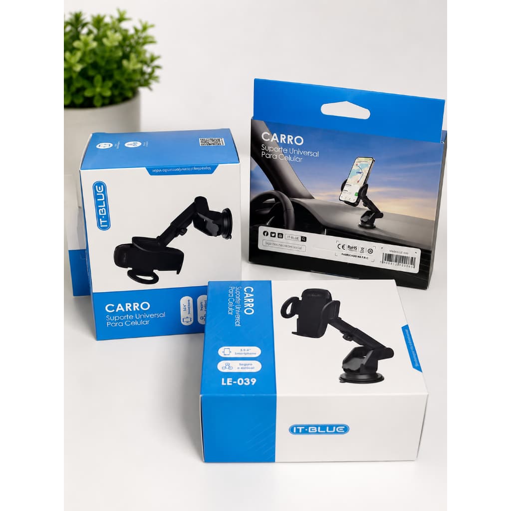 Suporte Veicular Universal Para Celular Carro Painel IT-Blue LE-039
