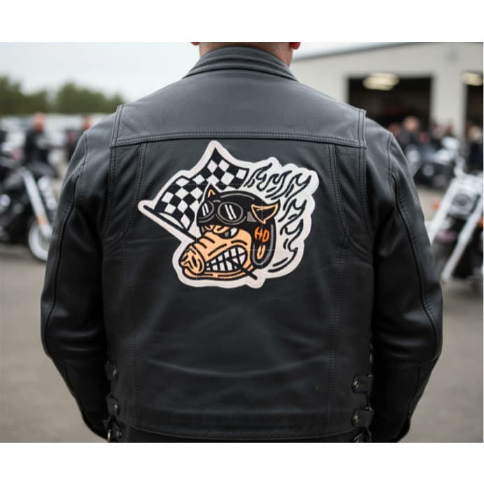 Patch Bordado comTermocolante Fats Johnny – 17,5 x 21,5 cm