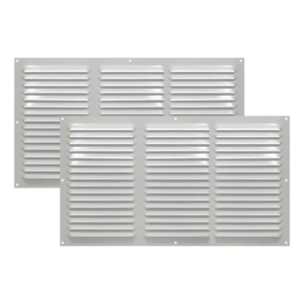 Kit 2 Grade Ventilação Retangular 56x34 Tela Anti Inseto