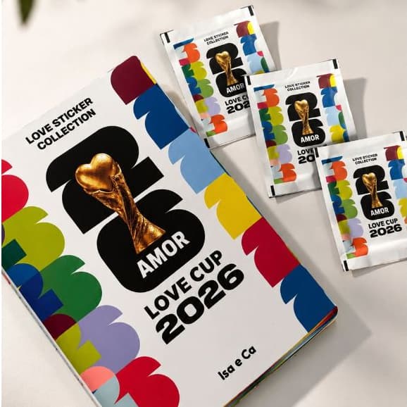 Álbum de Figurinhas Dia dos Namorados 2026 | Love Cup do Amor | Copa